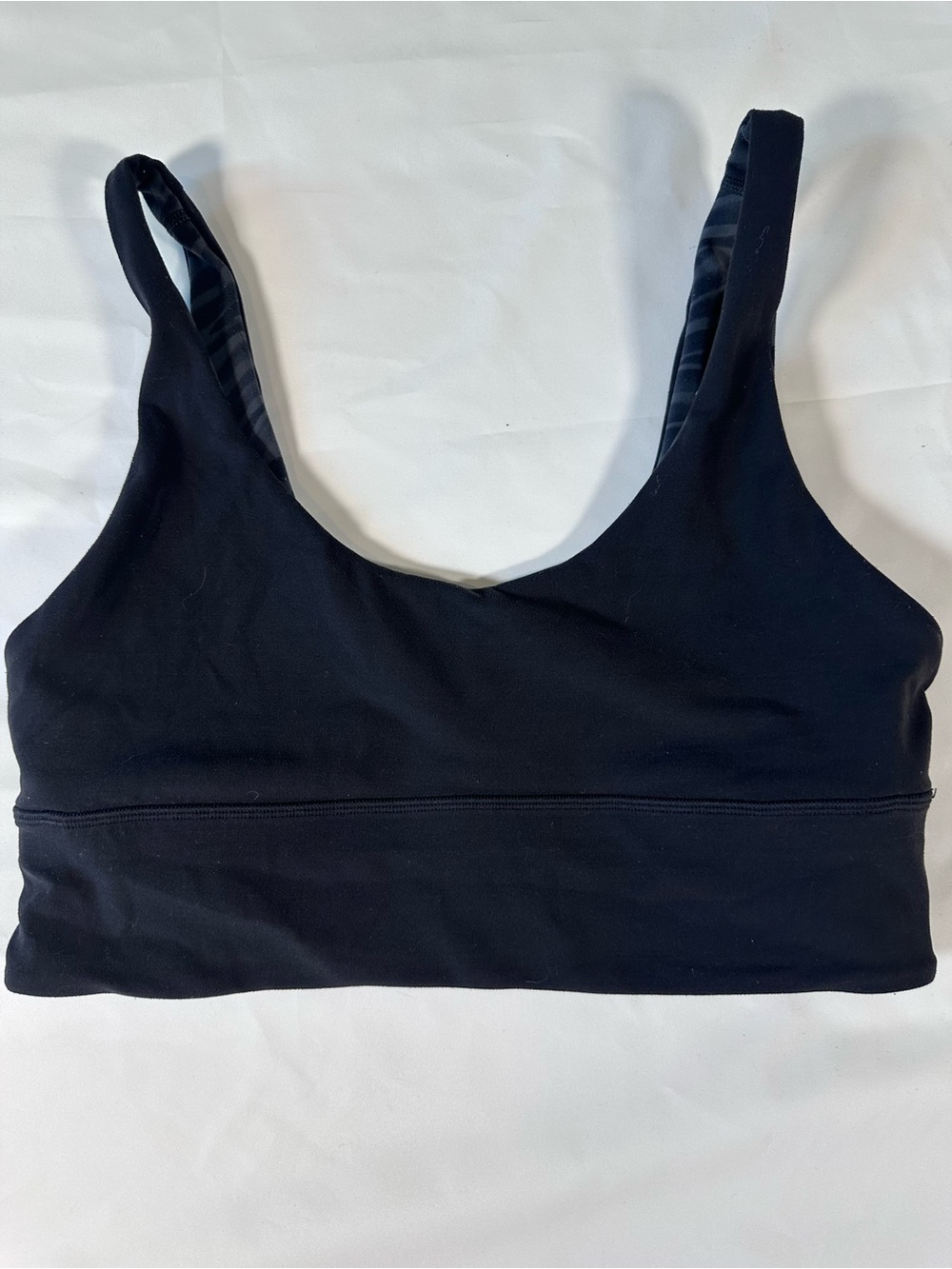 lululemon athletica Black Scoop Sports Bra with Wide Band